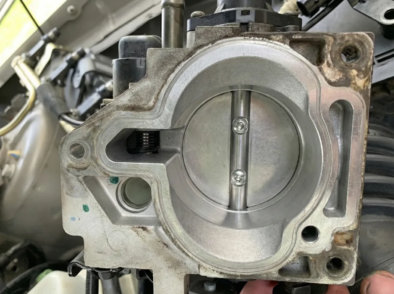 Throttle Body after CarbonTek cleaning