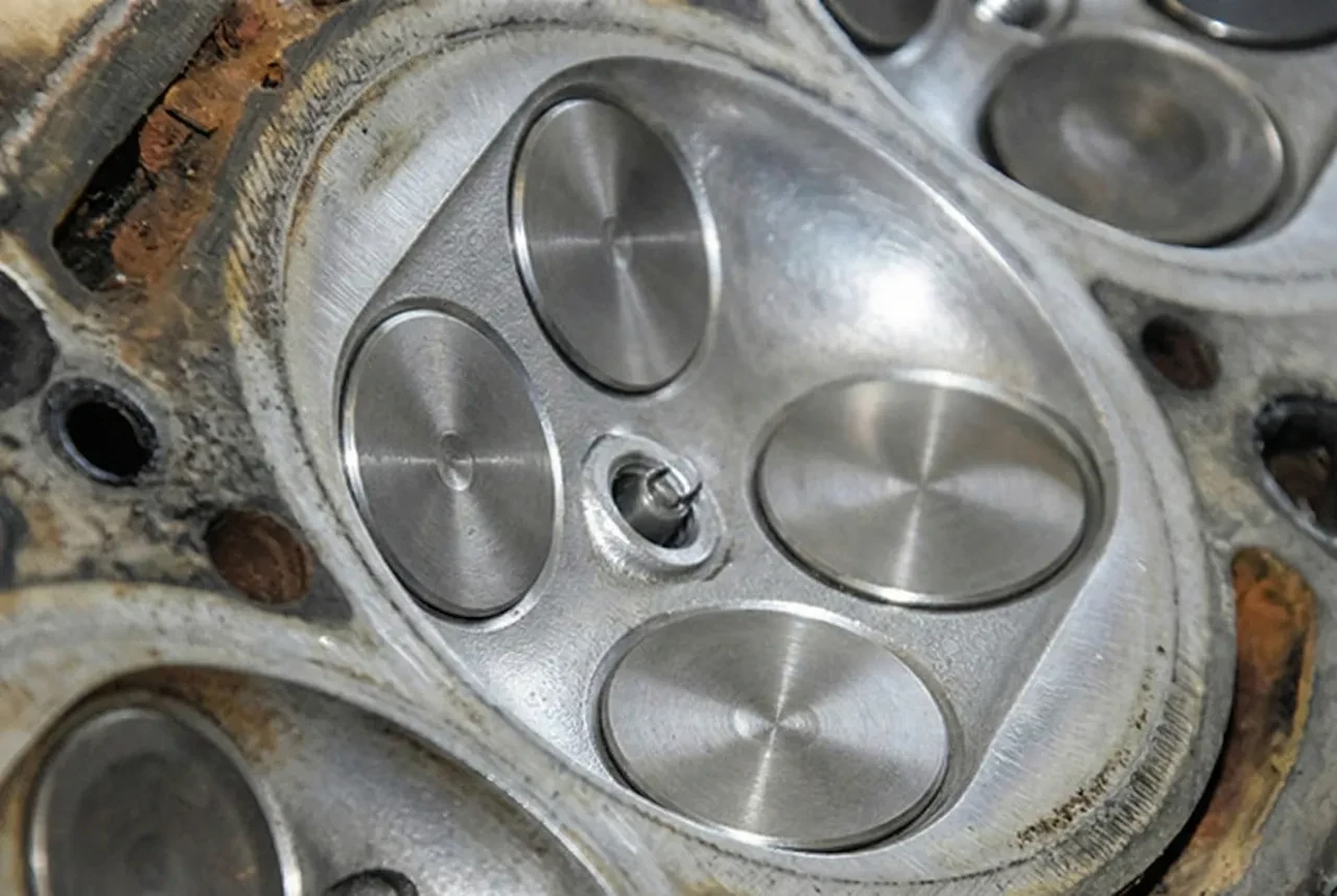 Valves after CarbonTek cleaning